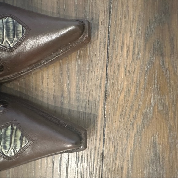 Stetson‎ Boots Python Leather Great Shape Size 10 1/2 - Picture 5 of 6
